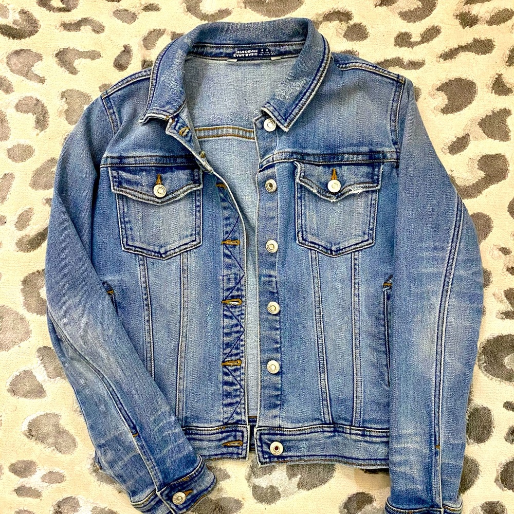 Zara Fitted Jean Jacket